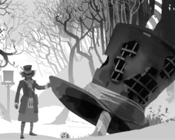 “ALICE IN WONDERLAND” concept art by Dermot Power.