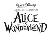 Alice in Wonderland logo Tim Burton