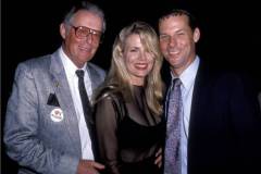 Basinger's Father, Kim Basinger and Brother during "Batman" Los Angeles Premiere at Mann Village theater in Westwood, California, United States. (Photo by Ron Galella/Ron Galella Collection via Getty Images)