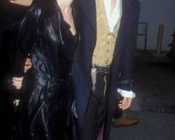 Winona Ryder and Johnny Depp during "Edward Scissorhands" Premiere in Los Angeles, California, United States. (Photo by Barry King/WireImage)