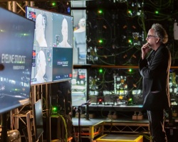 Wednesday. Executive Producer/Director Tim Burton on the set of Wednesday season 2. Cr. Adam Rose/Netflix © 2025